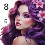 icon Beauty Color by number game