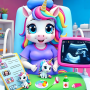 icon Unicorn Mommy And Babby Simulator